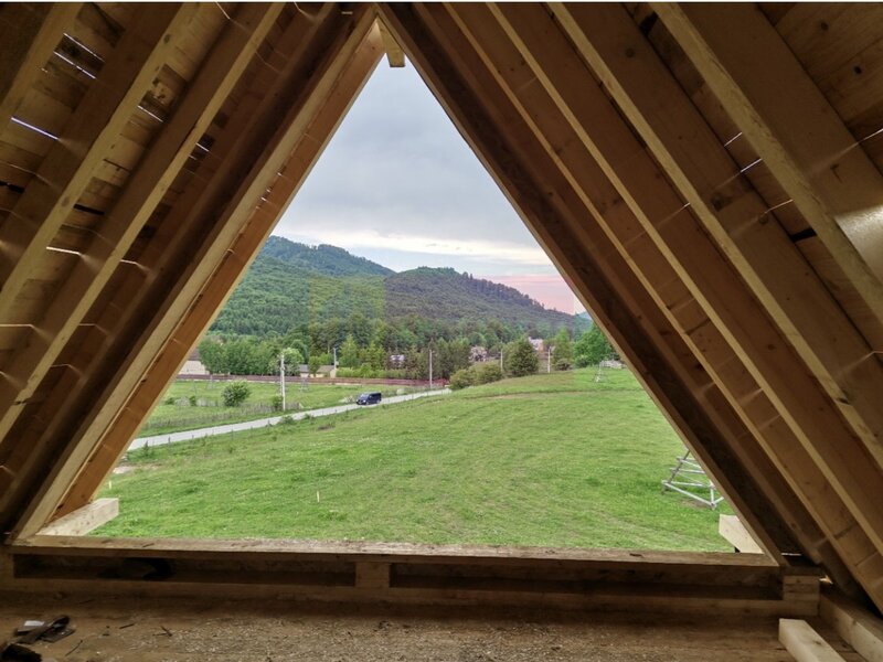 Vila A Frame de vanzare in Valea Doftanei